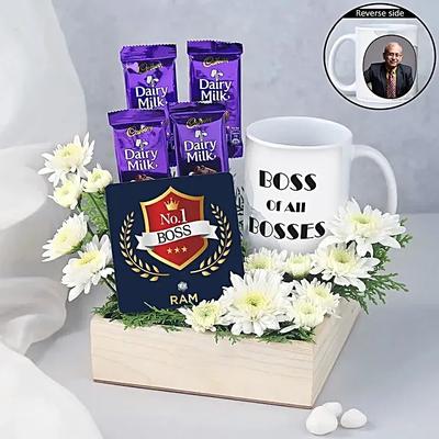 Corporate rewards and recognition gift set
