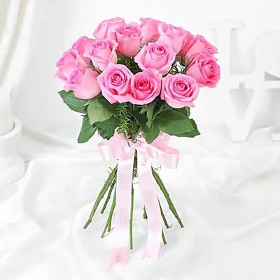 Blushing Sensation Rose Bouquet
