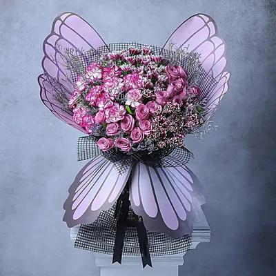 Butterfly Rosey Charm Gift Bouquet