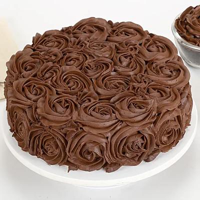 Chocolaty Rose Cake