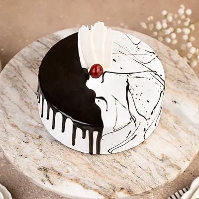 Creamy Drip Black Forest Cake