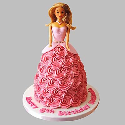Flamboyant Barbie Cake Black Forest