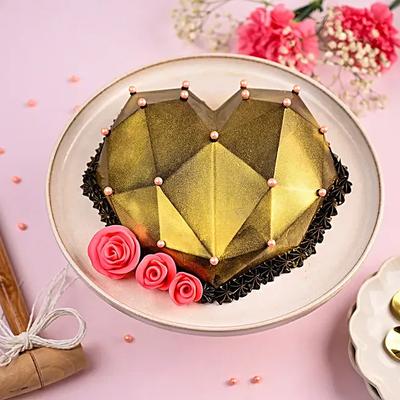 Gems Filled Heart Pinata Truffle
