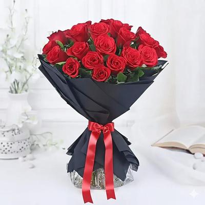 Love Forever Red Rose Bouquet