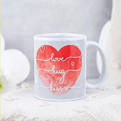 Love Hug Kisses Valentine Mug