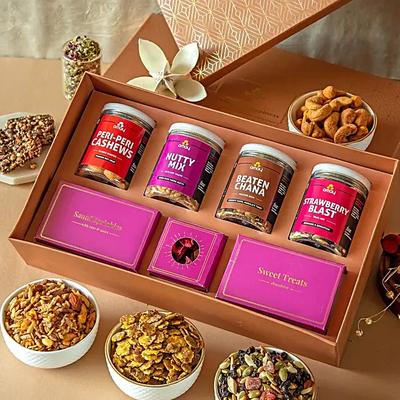 New Year Nutty Treats Hamper by Omay Foods