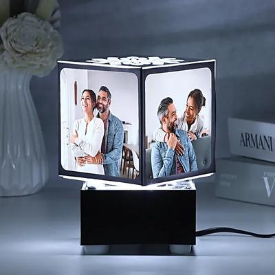 Personalised Revolving Photo Lamp
