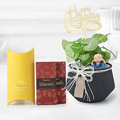 Serene Anniversary Green Gift