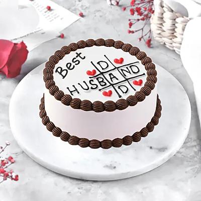 Sweet Chocolate Cream Cake for Him