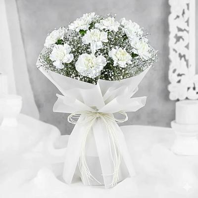 True Beauty Carnations Bouquet